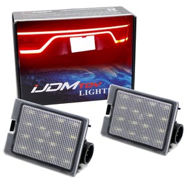 iJDMTOY OEM-Fit 18-SMD Full LED License Plate Light Kit Compatible With 2014-up Dodge Durango, Powered by Xenon White LED Diodes
