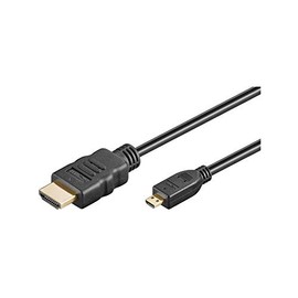 Wentronic 31944-GB 5m HDMI+ A-Plug to HDMI+ D-Plug Micro High Speed HDMI Cable with Ethernet