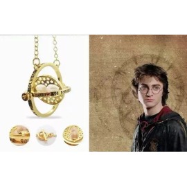 THE9SHOP Set De Dorada Giratiempo, Snitch Pulsera Collar Y Accesorios