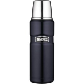 THERMOS Stainless King Vacuum-Insulated Compact Bottle, 16 Ounce, Midnight Blue