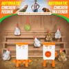 VEDALIO Chicken Feeder and Waterer Set, 2.1 Gallon/17.6 Pounds, Automatic