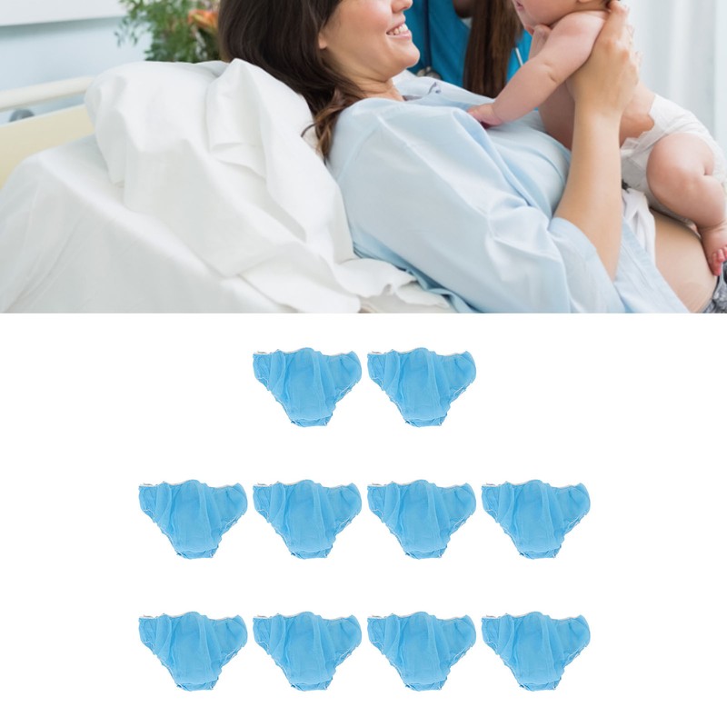 10Pcs Women Disposable Underwear Allergy Prevention Breathable Portable Disposable Panties