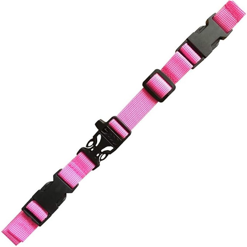 Backpack Chest Strap- Nylon - Adjustable Universal (Pink)