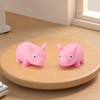 ZMDMAH 2 Stück Schweine Quetschspielzeug, Squishy Squeeze Spielzeug, Kreatives Dekompressions