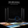 Wireless Router 2.4/5G WIFI Gaming Computer Networking Tool 2600M Z‑2600