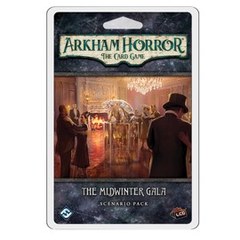 Fantasy Flight Games Fantasy Flight Games Arkham Horror The Card Game The Midwinter Gala Scenario Pack - Interactive Horror Story Game, Cooperative LCG, Ages 14+, 1-4 Players, 1-2 Hour Playtime, Made