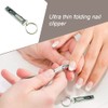 Nail Clipper Collapsible Travel Nail Scissors Cutter Ultra-Thin Hand Toe