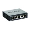 D-Link DGS-1100-05V2 5-Port Gigabit Smart Switch (10/100/1000 Mbit/s, Fanless, Metal