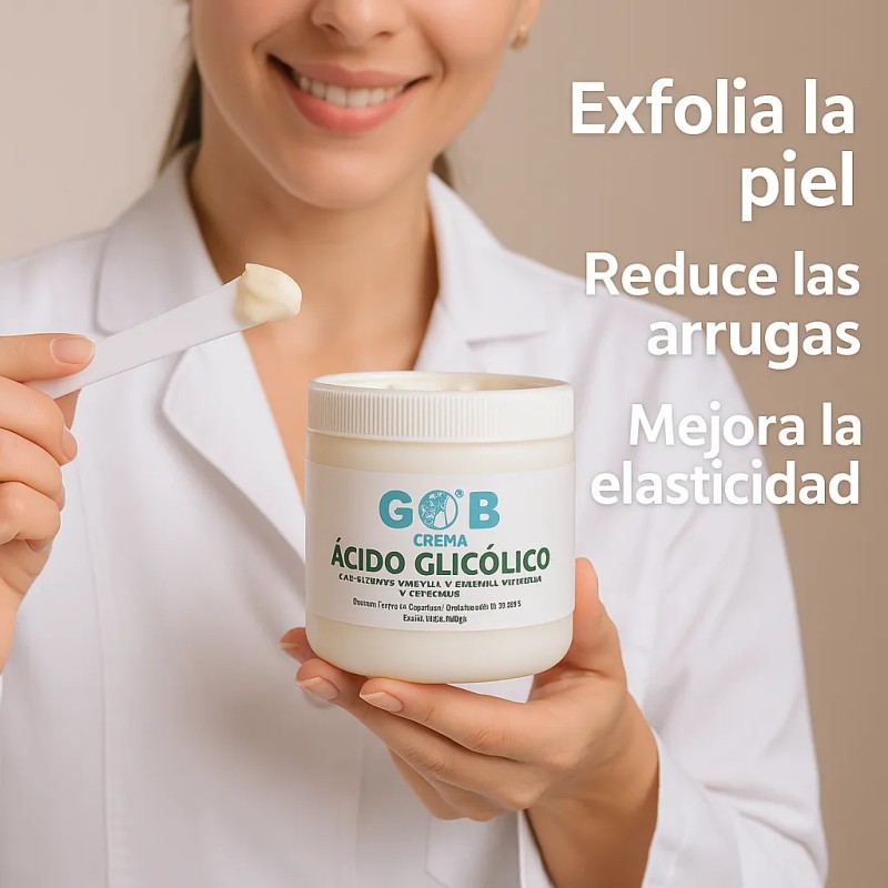 Crema De Ácido Glicólico Ozonizada - Gob - 240 G