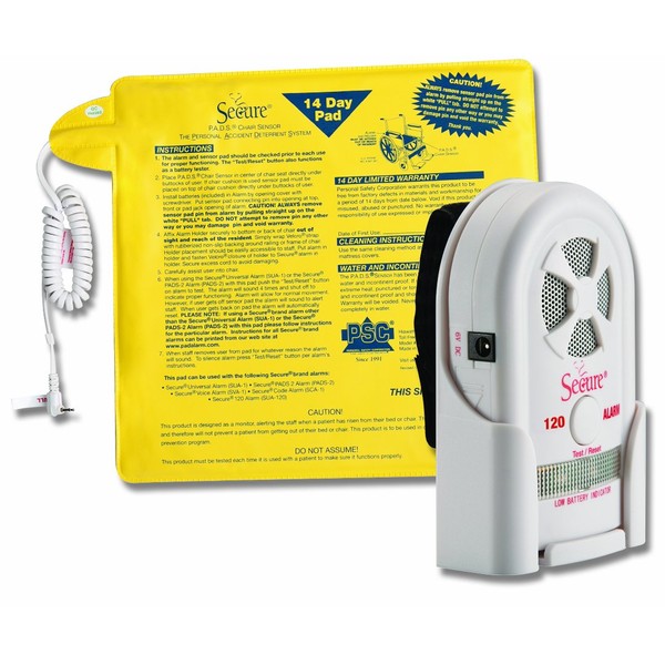Secure 14CSET-5 Chair Exit Alarm Set - Caregiver Alert for