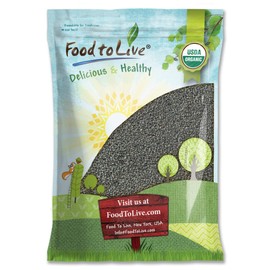 Food to Live Organic Black Cumin Seeds, 5 Pounds - Non-GMO, Kosher, Bulk Black Caraway. High in Iron, Calcium & Magnesium. Great for Cooking, Spicing, & Seasoning.