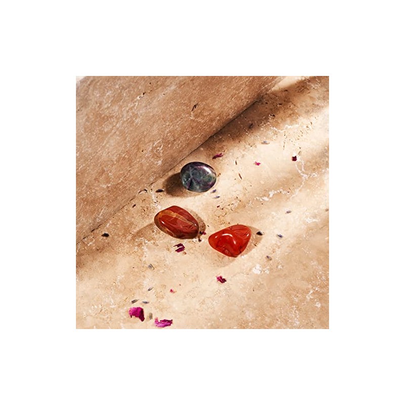 Natural Crystals for Learning & Exams Tumble Stone Set Reiki