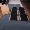 5D Waterproof Universal Fit Car Floor Mats, Leopard Print Car