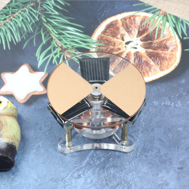 Sunnytech Solar Vertical Disc Shape Mendocino Motor Educational Model Science