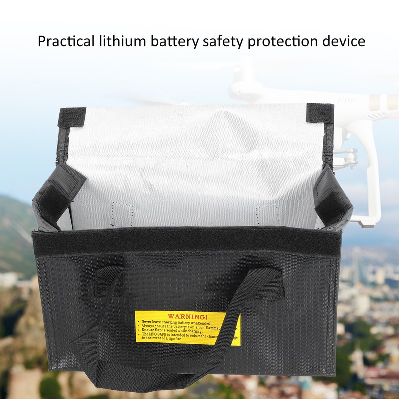 Battery Safe Bag ExplosionProof Fireproof Lipo Battery Storage Bag for