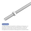QUARKZMAN 5 Pack M4 x 150 mm Threaded Rod with