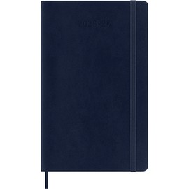 Moleskine Classic 18 Month 2025-2026 Weekly Planner, Soft Cover, Large (5" x 8.25"), Sapphire Blue, 208 pages