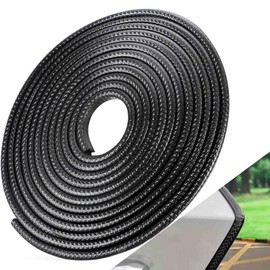 JinRui-T Car Door Protector 10M/32Ft Car Door Edge Protector Black Rubber Edge Trim U Channel Edging Trim Grommet Strip