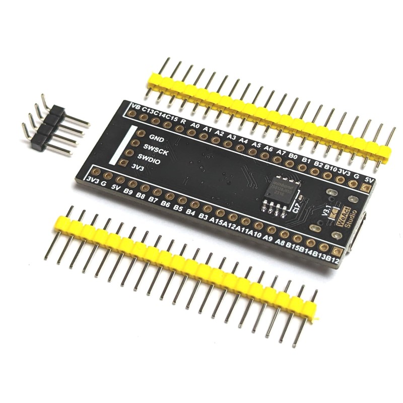 CANADUINO® STM32F411CEU6 WeAct Black Pill V3.1 Pro with 128M QSPI