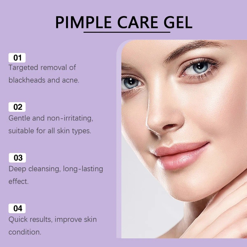 3pcs Gel Peróxido Benzoilo 10% Elimina Acné Puntos Negros