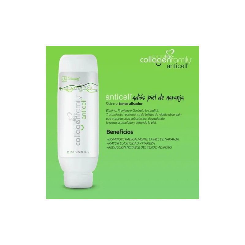 Crema Anticelulitis De 150ml 3 Pieza Dharmalife Celulitis Sin Fragancia