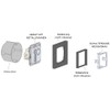 VEMER VE789401 CELO INT Heating Thermostat with Rotary Knob, Room