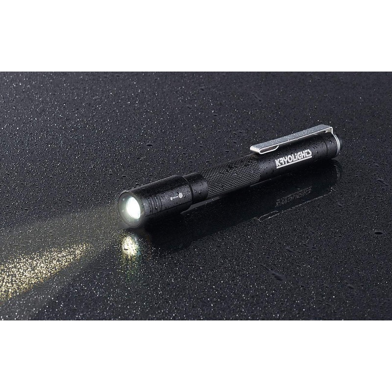 KryoLights Pen-Light LED Torch, 150 Lumens, 3 Watt, Focusable, Aluminium,