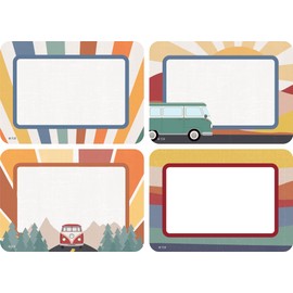 Teacher Created Resources Moving Mountains Road Trip Name Tags/Labels - Multi-Pack (TCR9235)