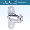 QUARKZMAN Cylinder Cabinet Lock x 1 Piece 3/4 Inch Cylinder