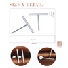 Infinite U Simple 925 Sterling Silver Bar Studs Earrings Ear