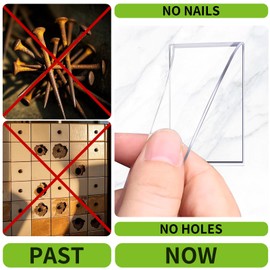 Yubrila 6 Rolls,Double Sided Tape Heavy Duty,Strong Nano Adhesive Mounting Tape for Walls Decor Picture Poster Hanging Strips