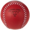 Markwort Weighted 12-Inch Softball-Leather Cover, Red