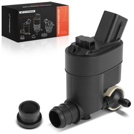 A-Premium Front or Rear Windshield Washer Pump Compatible with Hyundai Elantra, Santa Fe, Tucson, Veloster, Venue, Elantra GT, Santa Fe Sport & Kia Sorento, Sportage, Rio & Genesis GV80, GV70