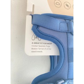 Wild One Dog Harness Navy Blue Small for Cocker Spaniels, Pugs, Boston Terriers