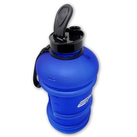 EKNA Bottle - 2.2 Litre Water Bottle with Level Indicator - Ideal for Daily Water Needs - For Everyday Use - Fitness & Travel - BPA Free (2200 ml, Light Blue-v2)