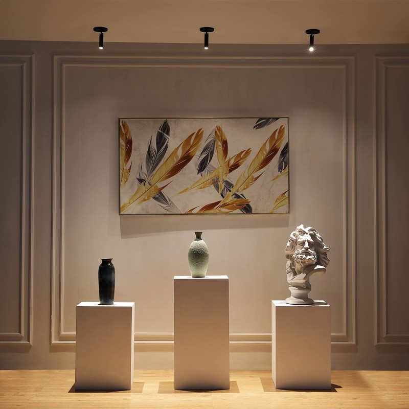 VidaLite Modern LED Surface Pinhole Monopoint Sconce, 180° Rotatable Flush