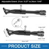 A ABSOPRO Universal Adjustable Motorcycle Kickstand Side Support Stand Set