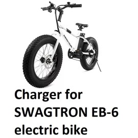 coming data AC Adapter battery Charger for SWAGTRON EB-6 ebike