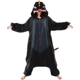 Bcozy Monster Z Onesie, Grey/Yellow/Red, One Size