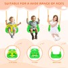 3-in-1 Toddler Swing Set, Indoor & Outdoor Baby Swing Heavy