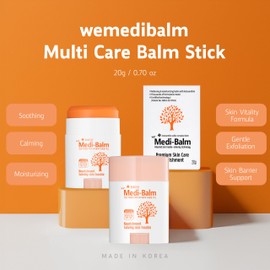KPRODUCT4U wemedibalm Multi Care Balm Stick, Soothing & Moisturizing for Dry, Hypoallergenic tested, Sensitive Skin, Natural Ingredients, Allergen-Free (20g / 0.70 oz)