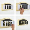 Distinctions by Hillman 843286 4-Inch Die Cast Self-Adhesive House Address