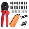 QeeHeng Solar Crimping Pliers Solar Connectors Kit, with 10 Pairs