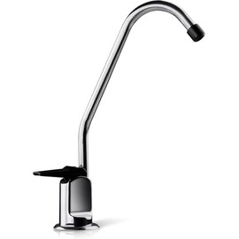 iSpring GB1 Filtro de Ósmosis Inversa para Agua Potable sin Plomo, Grifo de Ósmosis Inversa Estándar sin Brecha de Aire, Cromo