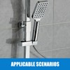Handheld Shower Head Slider Holder for 18x30mm Rectangular Riser Rails