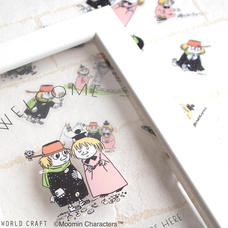 WORLDCRAFT MOKFS-116 Moomin Sparkling Flake Seal, Aurora Foil, Krotte Yule