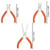 Kurtzy 3 Pack Mini Jewellery Plier Tool Kit Set with
