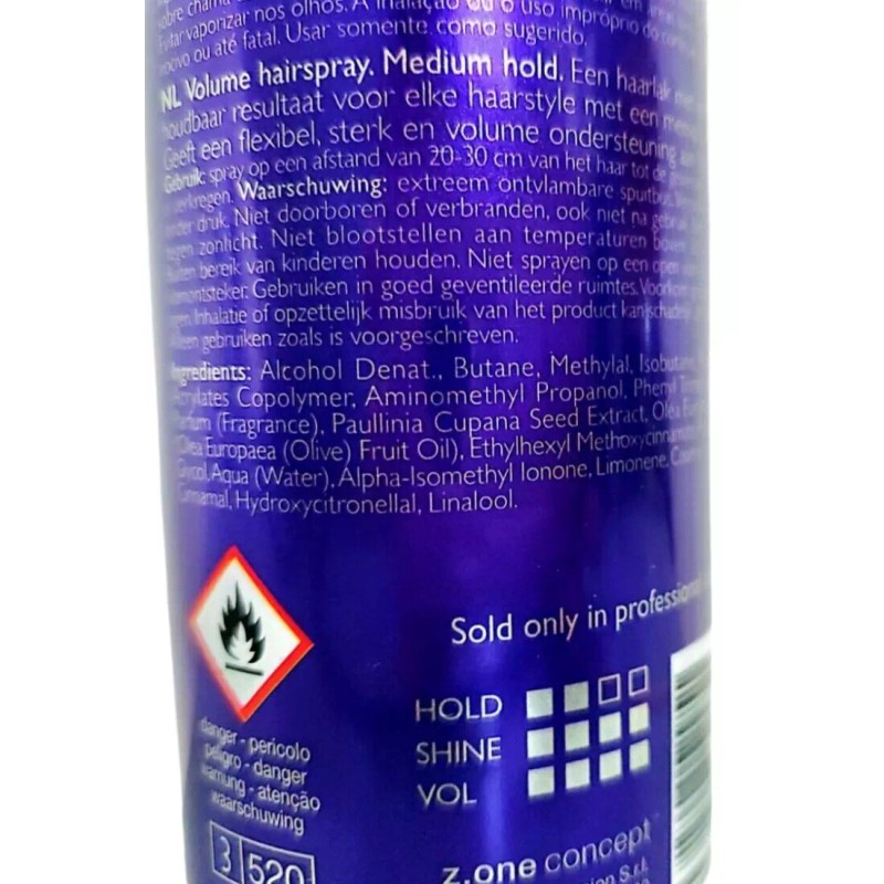 No Inhibition Volumizer Hairspray 10 Oz