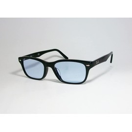 RayBan RX5345D 2000 53 Size Light Blue Light Blue Light Color Lens Set UV Protection Square, Black