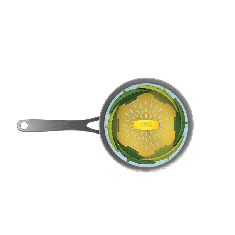 Joseph Joseph Bloom Folding Steamer Basket for Vegetables, Expandable for